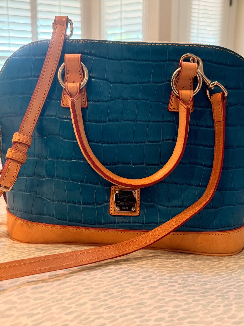Dooney and Bourke Crocodile embossed purse